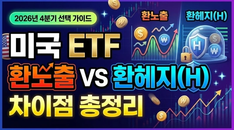 미국-ETF-환노출-vs-환헤지H-차이점-총정리｜2026년-4분기-선택-가이드